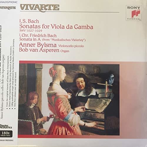 Anner Bylsma & Bob Van Asperen: Sonatas For Viola Da Gamba & Sonata In A (J.S. Bach & J.C.F. Bach) \ LP