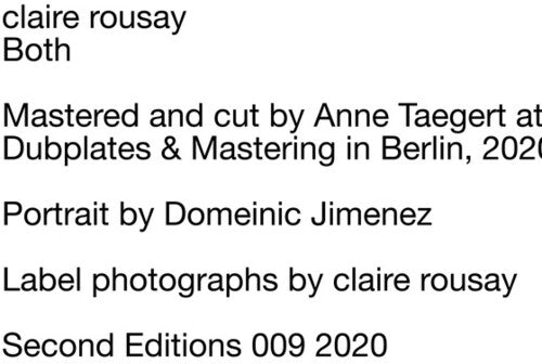 Rousay, Claire: Both \ LP