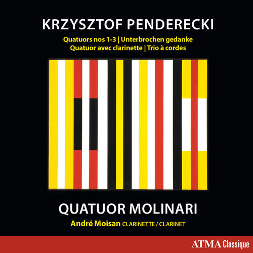 Penderecki / Quatuor Molinari / Moisan: Quatuors 1-3  \ CD