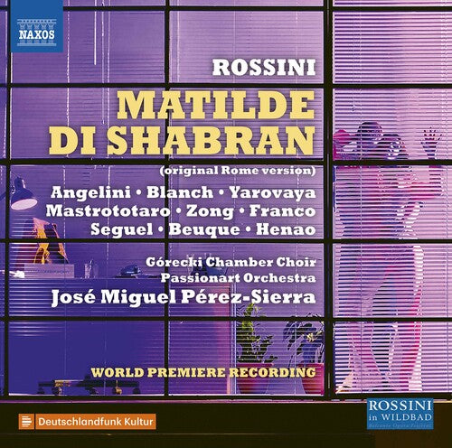 Gorecki Chamber Choir  Krakow  Passionart Orchestra Krakow  Perez-Sierra: Matilde Di Shabran  \ CD