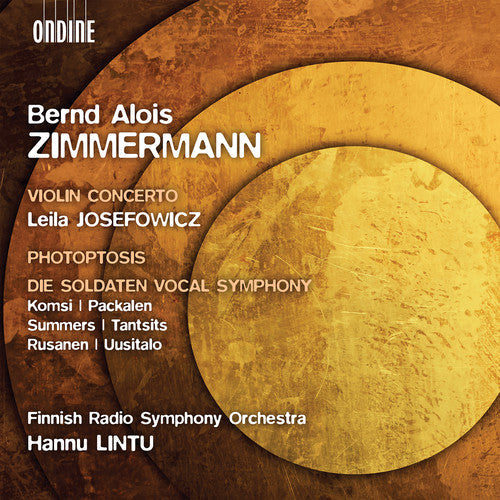 Zimmermann / Josefowicz: Violin Concerto / Photoptosis  \ CD