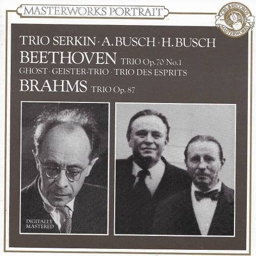 Brahms / Beethoven / Busch: Trio Op 70 No 1  \ CD