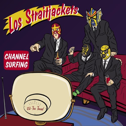Los Straitjackets- Channel Surfing EP [Vinyl] - VINYL