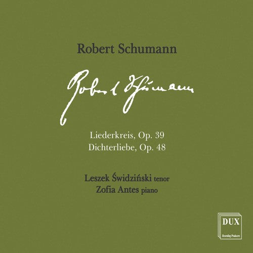 Schumann / Swidzinski / Antes: Liederkreis / Dichterliebe  \ CD