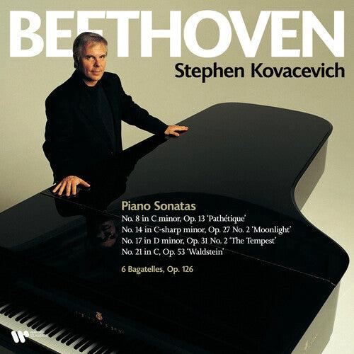 Stephen Kovacevich- Beethoven: Piano Sonatas Nos. 8 14 17 & 21 Bagatelles Op. 126 - VINYL