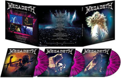 Megadeth- A Night In Buenos Aires (Purple & Black Splatter) - VINYL