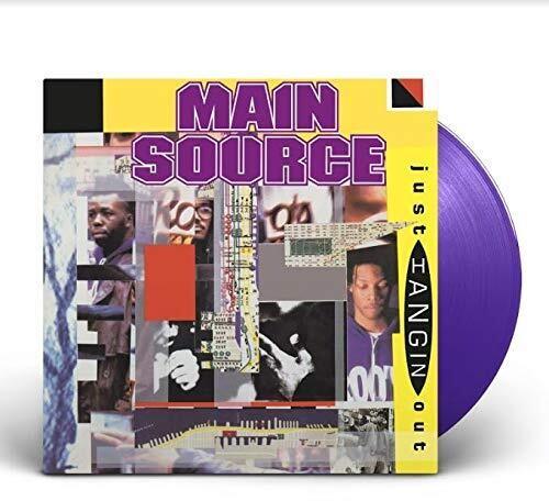 Main Source- Just Hangin' Out / Live At The Barbecue (Purple) - VINYL