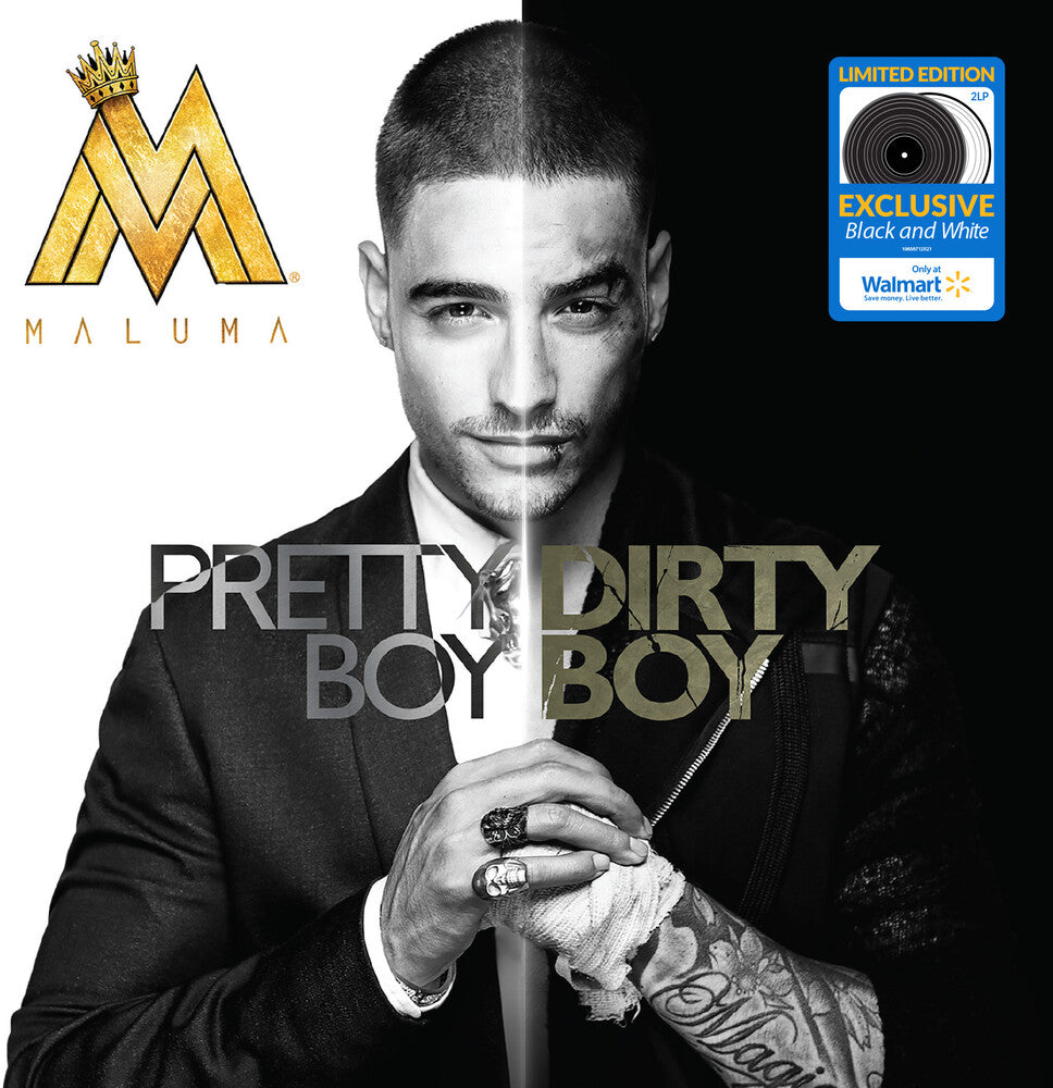 Maluma- Pretty Boy Dirty Boy (Blk) [Colored Vinyl] (Wht) - VINYL