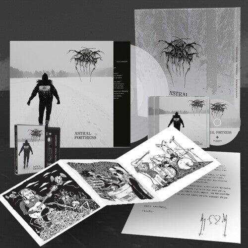 Darkthrone- Astral Fortress - Peaceville Store Exclusive Deluxe Edition, 140gm Clear Vinyl/CD/Cassette/A4 Letter/Art Prints - VINYL