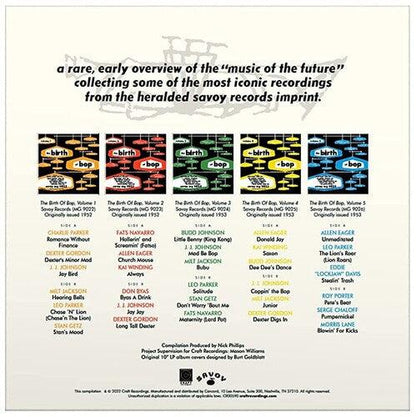Various Artists- The Birth Of Bop: The Savoy 10-Inch LP Collection (Various Artists) - VINYL