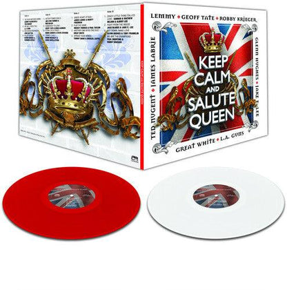 Various Artists- [Keep Calm & Salute Queen - red/white (Various Artists) - VINYL