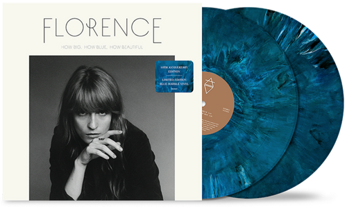 Florence + The Machine- How Big, How Blue, How Beautiful (10th Anniversary Edition) [Blue Marble 2 LP] - VINYL