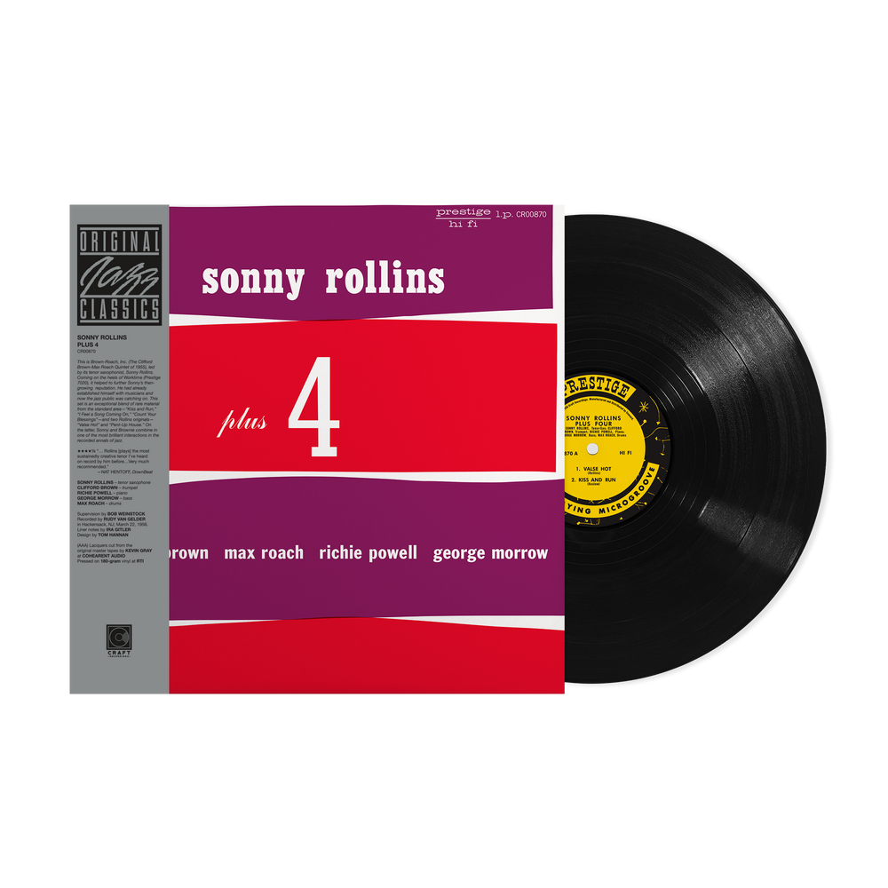 Sonny Rollins- Plus 4 (Original Jazz Classics Series) - [180g LP] - VINYL