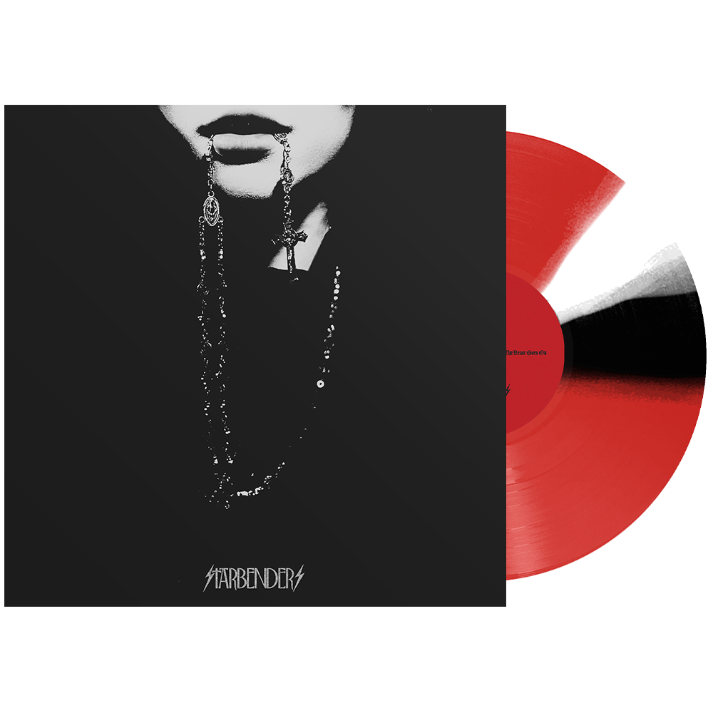 Starbenders- The Beast Goes On [Indie Exclusive Trans Red w/ Black + White Twists] - VINYL