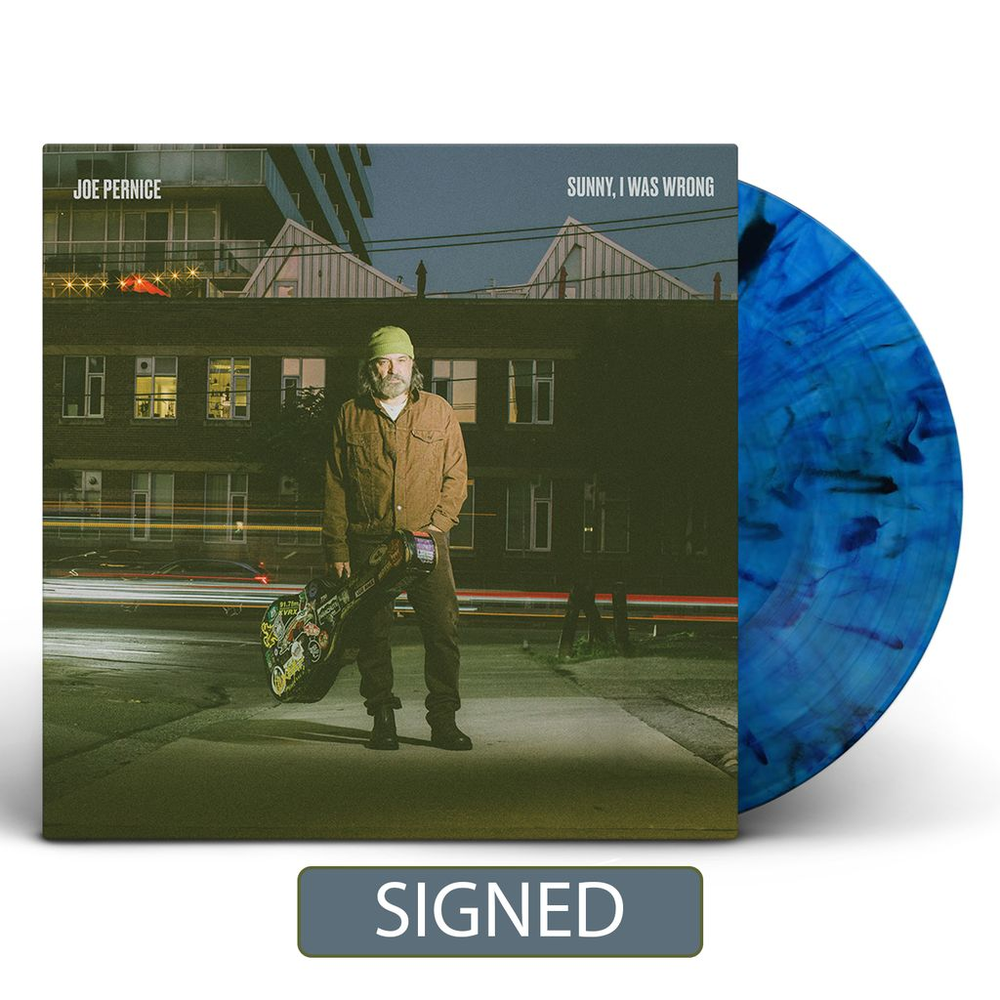 Joe Pernice- Sunny, I Was Wrong [Autographed Indie Exclusive Blue and Black Splatter] - VINYL