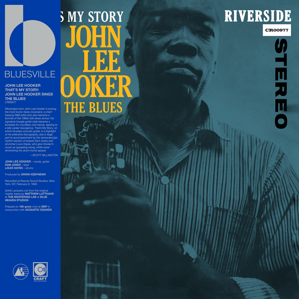 John Lee Hooker- That's My Story: John Lee Hooker Sings The Blues (Bluesville Acoustic Sounds Series) [180g Black Vinyl - paper wrapped] - VINYL