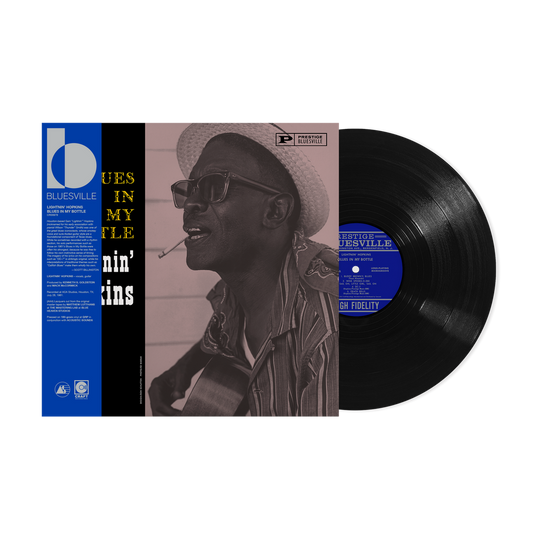 Lightnin' Hopkins- Blues In My Bottle (Bluesville Acoustic Sounds Series) [180g Black Vinyl - paper wrapped jacket] - VINYL