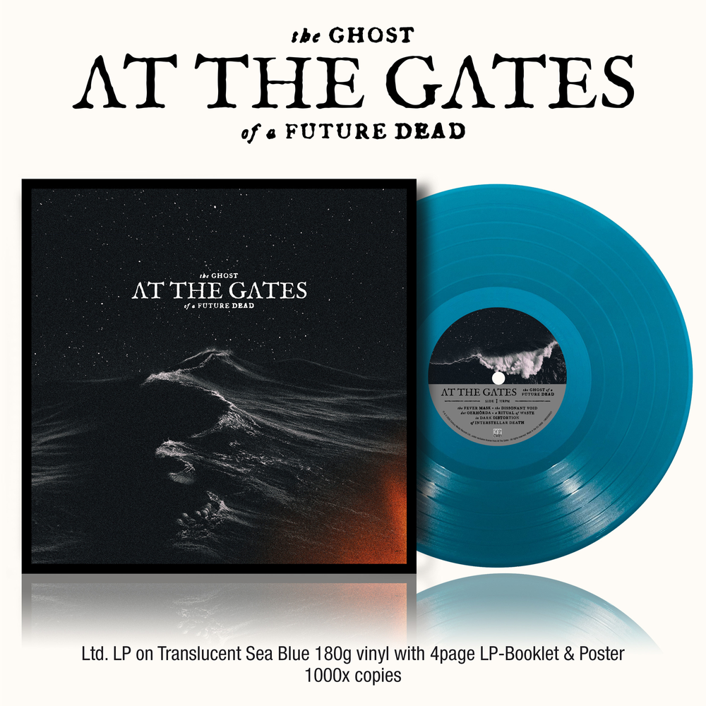 At The Gates- The Ghost of a Future Dead [Transparent Sea Blue] - VINYL