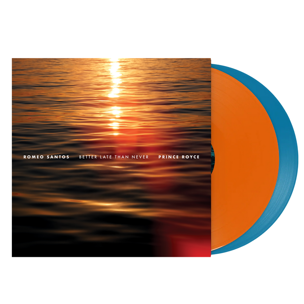 Romeo Santos & Prince Royce- Better Late Than Never [Tangerine and Aqua Vinyl] - VINYL