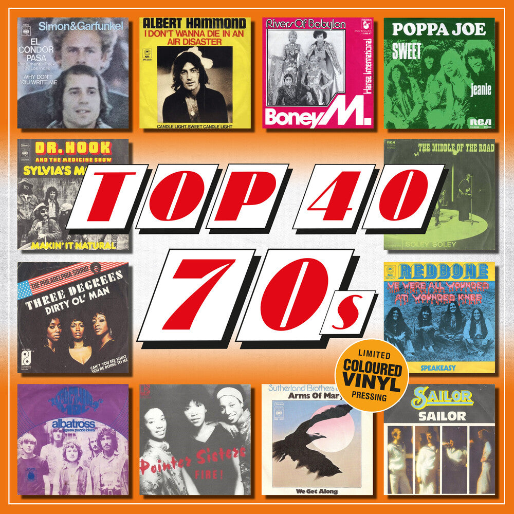 Top 40 70s / Various- Top 40 70s / Various [Colored Vinyl] (Ofgv) (Spla) (Hol) - VINYL