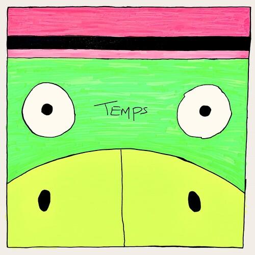 The Temps- PARTY GATOR PURGATORY - Fluorescent Pink & Green - VINYL