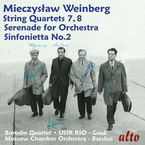 Borodin Quartet: Mieczyslaw Weinberg: String Quartets Nos. 7 & 8, Serenade Op. 47/4  \ CD