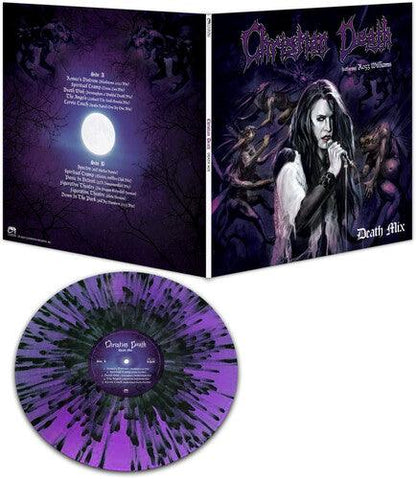 Christian Death- Death Mix - Purple/black Splatter - VINYL