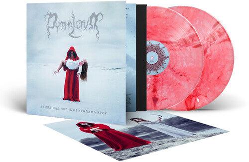 Dymna Lotva- The Land Under The Black Wings: Blood - Red/White Marble - VINYL