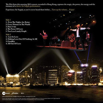 Air Supply- The Hits - Live in Hong Kong - VINYL