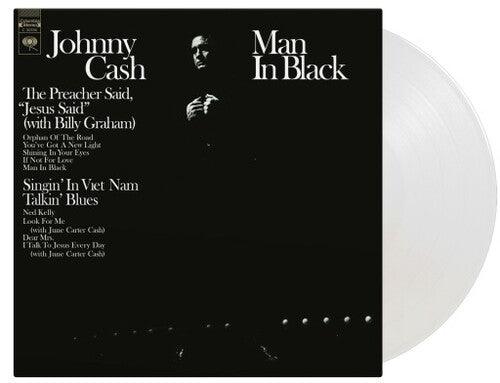 Johnny Cash- Man In Black (Crystal Clear Vinyl) - VINYL