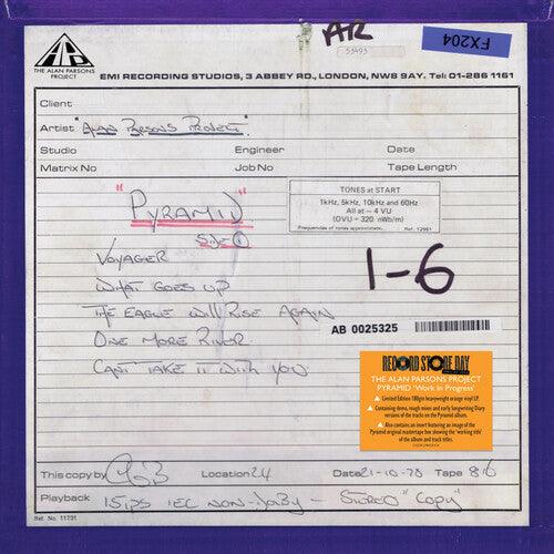 Alan Parsons Project- Pyramid 'work In Progress' -RSD24 - VINYL