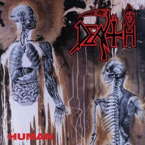 Death- Human (Bone White, Blue Jay and Gold Tri Color Merge with Splatter) - VINYL