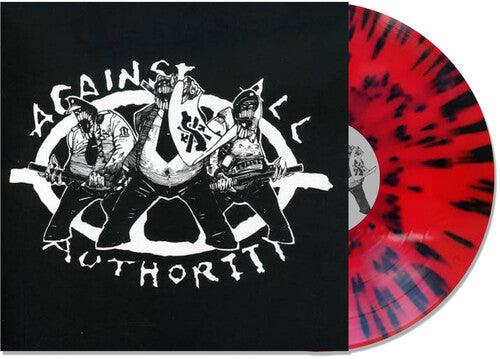 Against All Authority- 24 Hour Roadside Resistance (Red w/ Black Splatter) - VINYL