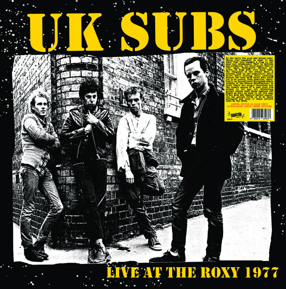 Uk Subs- Live At The Roxy [Colored Vinyl] (Ylw) (Uk) - VINYL