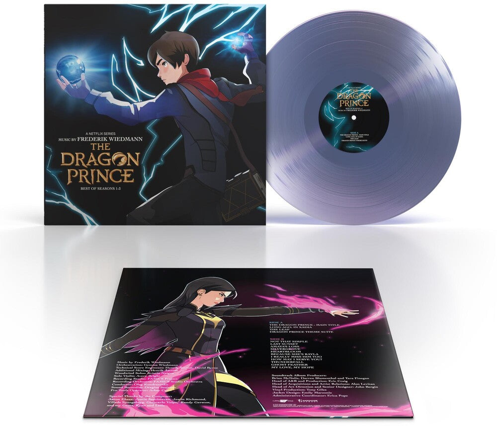 Frederik Wiedmann-  The Dragon Prince (A Netflix Series) - Best Of Seasons 1-3 [Iridescent Blue Vinyl] - VINYL