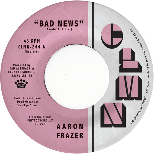 Aaron Frazer- Bad News / Done Lyin - Grey [Colored Vinyl] (Gry) - VINYL