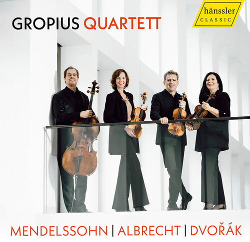 Wolfgang Emanuel Schmidt: Gropius Quartett - Mendelssohn, Albrecht & Dvorak  \ CD