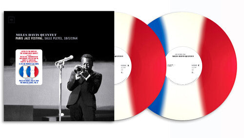 Miles Davis: Paris Jazz Festival, Salle Pleyel 10/1/1964 (2 LP) (140g Vinyl/ Blue, White & Red French Flag Inspired Vinyl) - VINYL