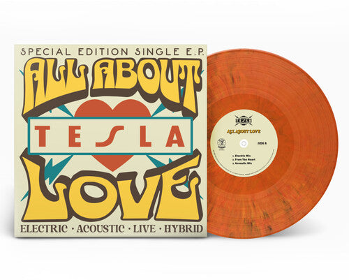 Tesla- All About Love - Orange - VINYL