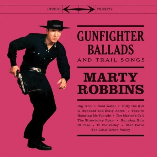 Marty Robbins- Gunfighter Ballads & Trail Songs - Limited 180-Gram Clear Vinyl with Bonus Tracks [Import] - VINYL
