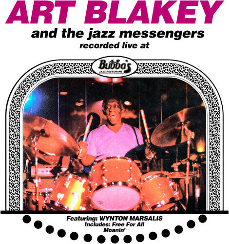 Art Blakey and The Jazz Messengers- Live At Bubba's 1980 - Clear Violet Colored Vinyl - VINYL