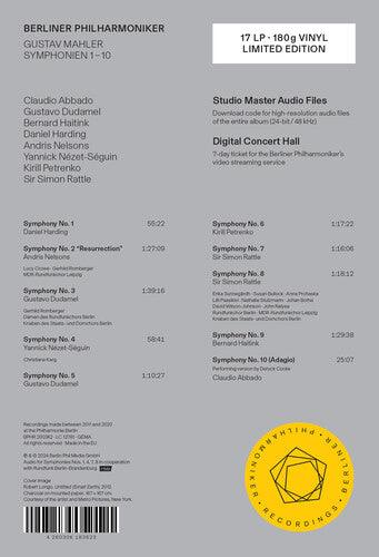 Berliner Philharmoniker- Mahler: Symphonies Nos. 1-10 (17 LP) - VINYL