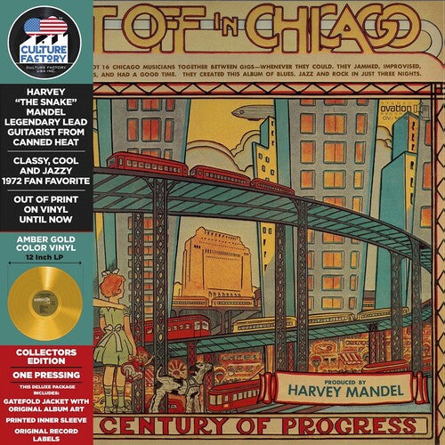 Harvey Mandel- Get Off in Chicago - Yellow/Gold - VINYL