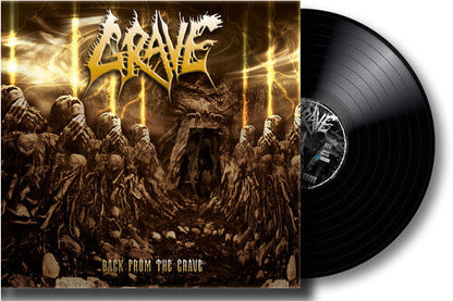 Grave- Back From The Grave - 3mm Spinned Sleeve - VINYL