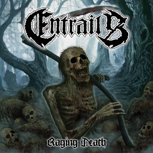 Entrails- Raging Death - Splatter Green Vinyl (Indie Exclusive Vinyl) - VINYL