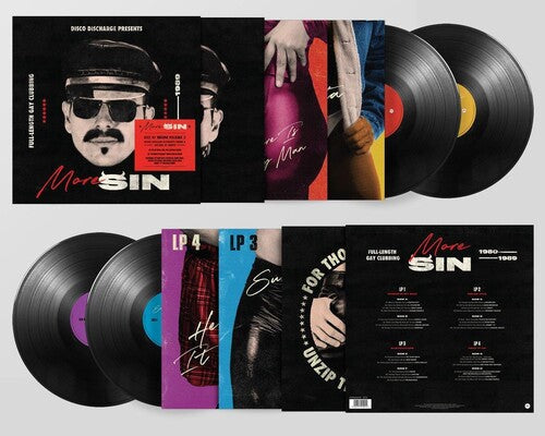 Various- Disco Discharge Presents More Sin - Box Of Sin 2 (4LP Set with Booklet) - VINYL
