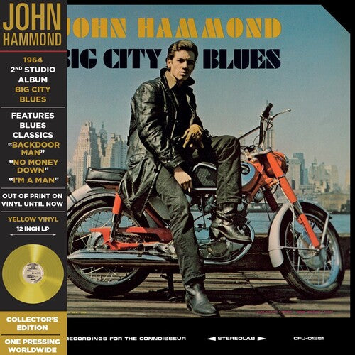 John Hammond- Big City Blues - Yellow - VINYL