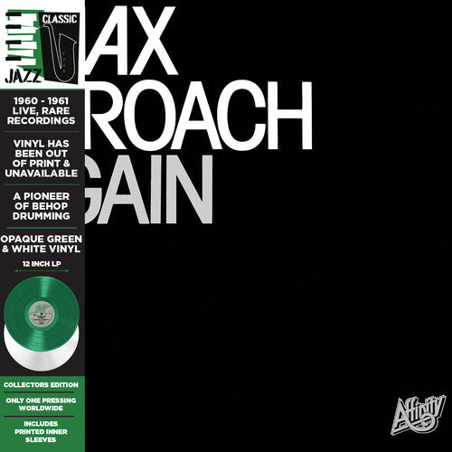 Max Roach- Again - Opaque Green & White - VINYL