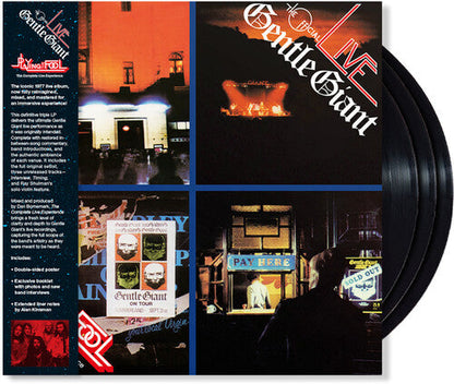 Gentle Giant- Playing the Fool - The Complete Live Experience - VINYL