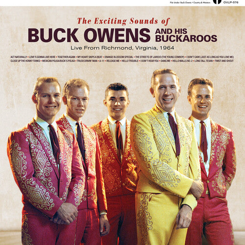 Buck Owens & His Buckaroos- The Exciting Sounds of Buck Owens And His Buckaroos Live From Richmond Virginia, 1964 (Strawberry Jam Colored Vinyl) - VINYL